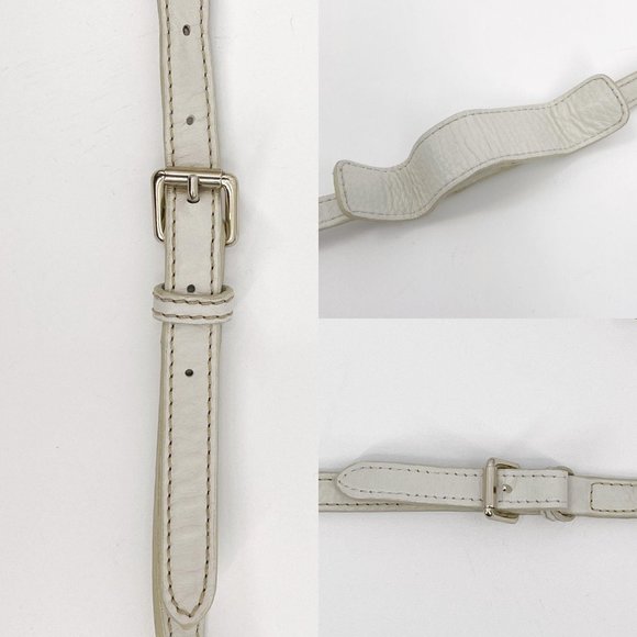 Vintage Dooney & Bourke White Leather Crossbody - Picture 9 of 12